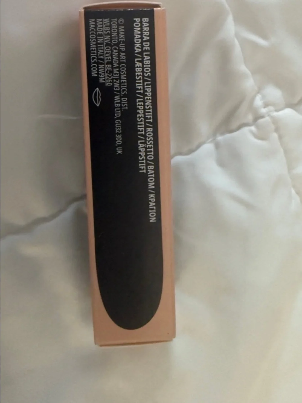 MAC Ximal SATIN LIPSTICK # 833 CREME D'NUDE ~ 0.12 OZ. NIB. Have 8 available!  S